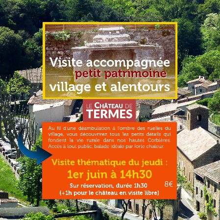 Visite du village de Termes
