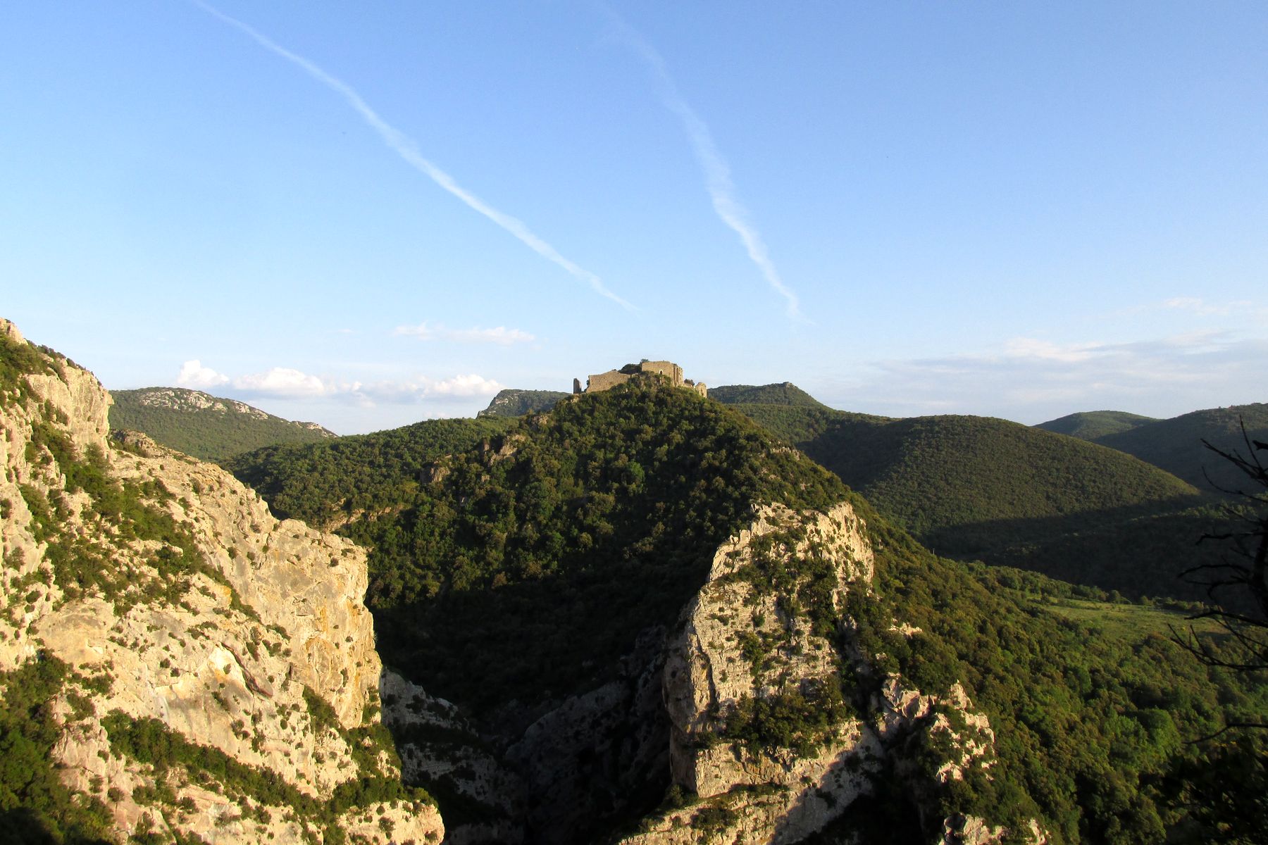 Le château de Termes, Aude, Pays Cathare, Occitanie, Corbières
