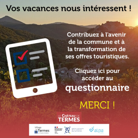 enquête 2024 commune de Termes